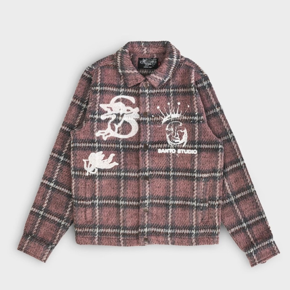 Santo Studios Vision Flannel Jacket - Ryan Sheckler Edition - Taupe
